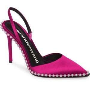 Alexander Wang Rina embellished sling back heel